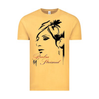 Vintage Mustard Design barbra streisand Vintage Tee - artisFamous
