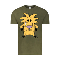 Vintage Olive norbet angry beaver Vintage Tee - artisFamous
