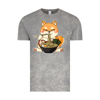 Cloud Rock shiba inu dog ramen Vintage Tee - artisFamous