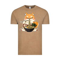 Vintage Coffee shiba inu dog ramen Vintage Tee - artisFamous