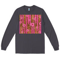 Smoke glitter pink stripe leopard pattern with flowers Long Sleeve Tee - TumblerDesignByShophia
