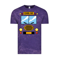 Cloud Purple school bus costume cool halloween Vintage Tee - artisFamous