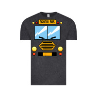 Vintage Black school bus costume cool halloween Vintage Tee - artisFamous