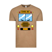 Vintage Coffee school bus costume cool halloween Vintage Tee - artisFamous