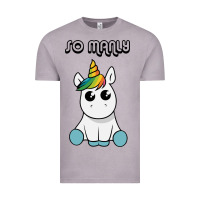 Vintage Zinc so manly funny unicorn Vintage Tee - artisFamous