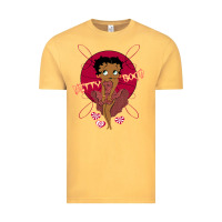 Vintage Mustard Black Betty Boop Vintage Tee - artisFamous