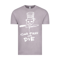 Vintage Zinc bourdain cook free or die Vintage Tee - artisFamous