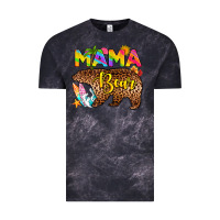 Cloud Black mama bear summer Vintage Tee - RanaPortraitStore