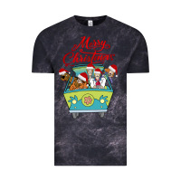 Cloud Black Scooby Doo merry christmas Vintage Tee - artisFamous