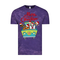 Cloud Purple Scooby Doo merry christmas Vintage Tee - artisFamous