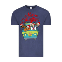 Vintage Denim Scooby Doo merry christmas Vintage Tee - artisFamous