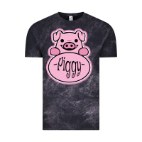 Cloud Black pig piggy costume Vintage Tee - artisFamous