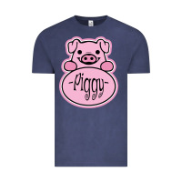 Vintage Denim pig piggy costume Vintage Tee - artisFamous