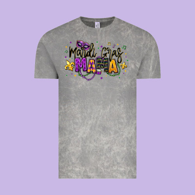 Mardi Gras Mama Vintage Tee Designed By Texasbilliewilder