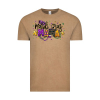 Vintage Coffee mardi gras mama Vintage Tee - texasbilliewilder