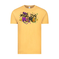 Vintage Mustard mardi gras mama Vintage Tee - texasbilliewilder