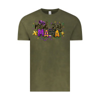 Vintage Olive mardi gras mama Vintage Tee - texasbilliewilder