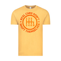 Vintage Mustard real cars dont shift themselves Vintage Tee - artisFamous