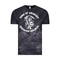 Cloud Black sons of anarchy Vintage Tee - artisFamous