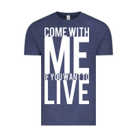Vintage Denim come with me if you want to live Vintage Tee - artisFamous