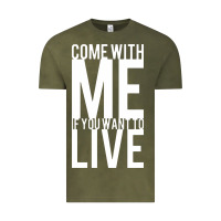 Vintage Olive come with me if you want to live Vintage Tee - artisFamous