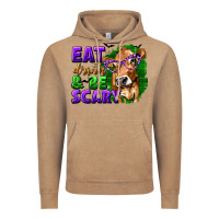 Vintage Coffee Eat Drink and Be Scary with Halloween Vintage Hoodie - texasbilliewilder