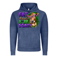 Vintage Denim Eat Drink and Be Scary with Halloween Vintage Hoodie - texasbilliewilder