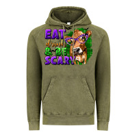 Vintage Olive Eat Drink and Be Scary with Halloween Vintage Hoodie - texasbilliewilder