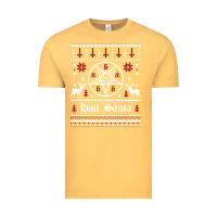Vintage Mustard hail santa ugly christmas sweater   sweatshirt Vintage Tee - artisFamous