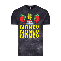Cloud Black mr krabs love money Vintage Tee - artisFamous