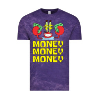 Cloud Purple mr krabs love money Vintage Tee - artisFamous