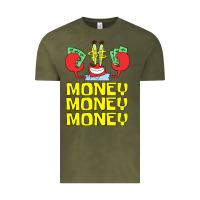 Vintage Olive mr krabs love money Vintage Tee - artisFamous
