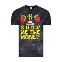Cloud Black mr krabs show me the money Vintage Tee - artisFamous