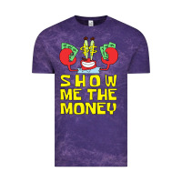 Cloud Purple mr krabs show me the money Vintage Tee - artisFamous