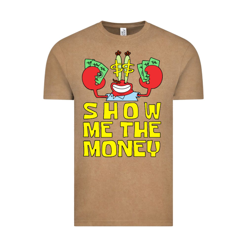 Mr Krabs Show Me The Money Vintage Tee by artisFamous | Teevron