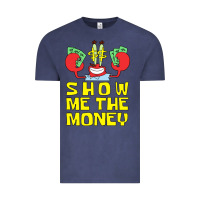 Vintage Denim mr krabs show me the money Vintage Tee - artisFamous