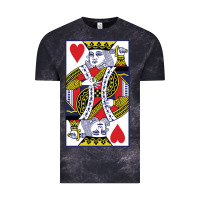 Cloud Black king of hearts Vintage Tee - artisFamous