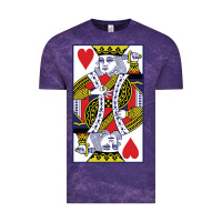 Cloud Purple king of hearts Vintage Tee - artisFamous