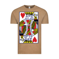 Vintage Coffee king of hearts Vintage Tee - artisFamous