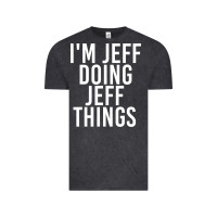 Vintage Black i'm jeff doing jeff things shirt funny christmas gift idea Vintage Tee - artisFamous