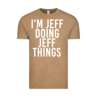 Vintage Coffee i'm jeff doing jeff things shirt funny christmas gift idea Vintage Tee - artisFamous