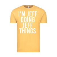 Vintage Mustard i'm jeff doing jeff things shirt funny christmas gift idea Vintage Tee - artisFamous