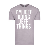 Vintage Zinc i'm jeff doing jeff things shirt funny christmas gift idea Vintage Tee - artisFamous
