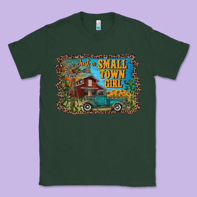 Just A Small Town Girl Classic Tee Designed By Ranaportraitstore
