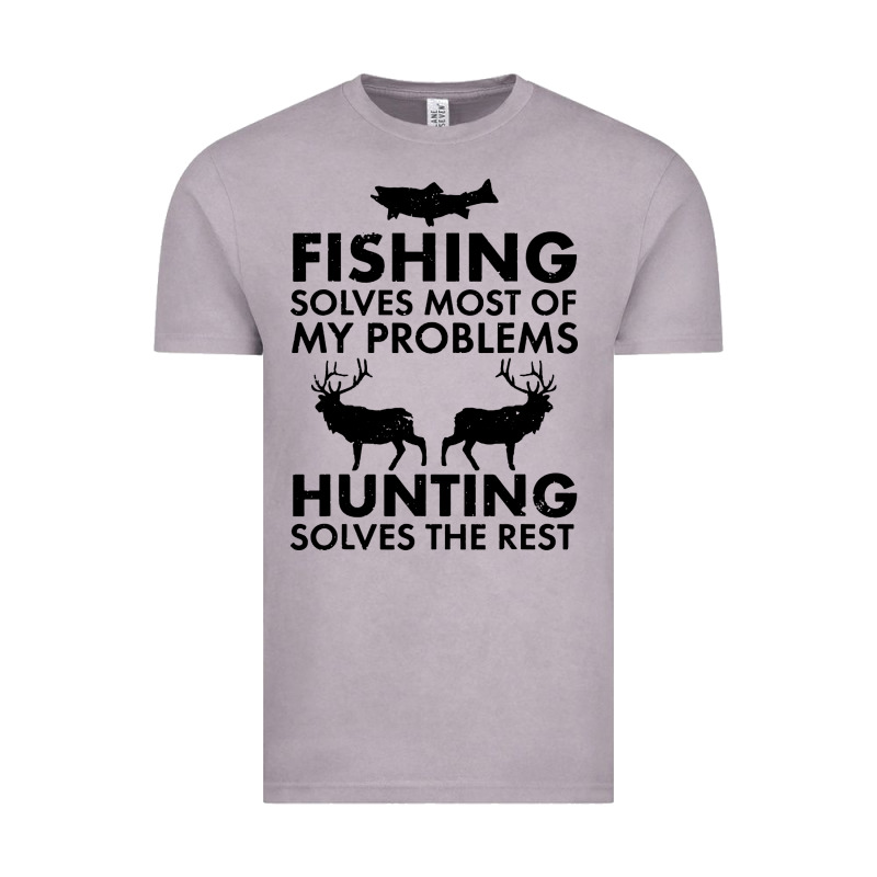 Funny Fishing And Hunting Vintage Tee by artisFamous | Teevron