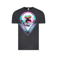 Vintage Black bichons frise dog vintage Vintage Tee - artisFamous