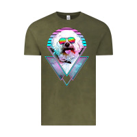 Vintage Olive bichons frise dog vintage Vintage Tee - artisFamous