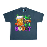Midnight Navy Lets Get Boozy Urban Heavy Tee - texasbilliewilder