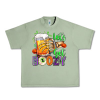 Oil Green Lets Get Boozy Urban Heavy Tee - texasbilliewilder