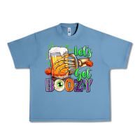 Pebble Blue Lets Get Boozy Urban Heavy Tee - texasbilliewilder